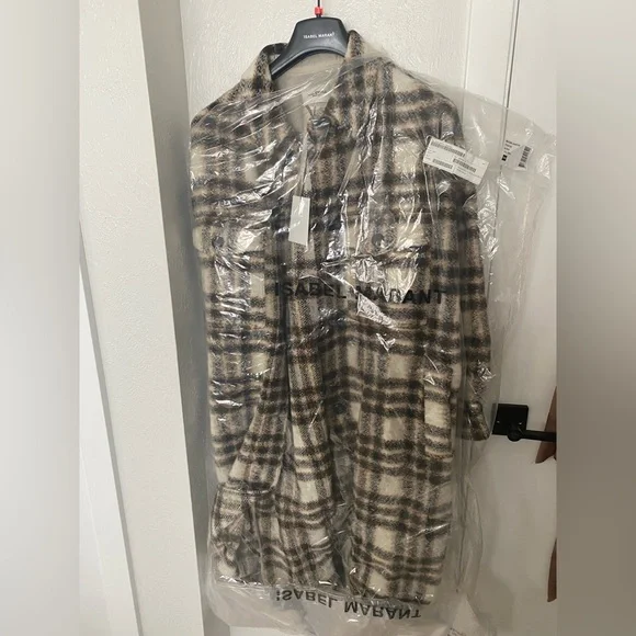 Isabel Marant ÉtoileIsabel Marant Étoile Check Pattern Shirt Coat